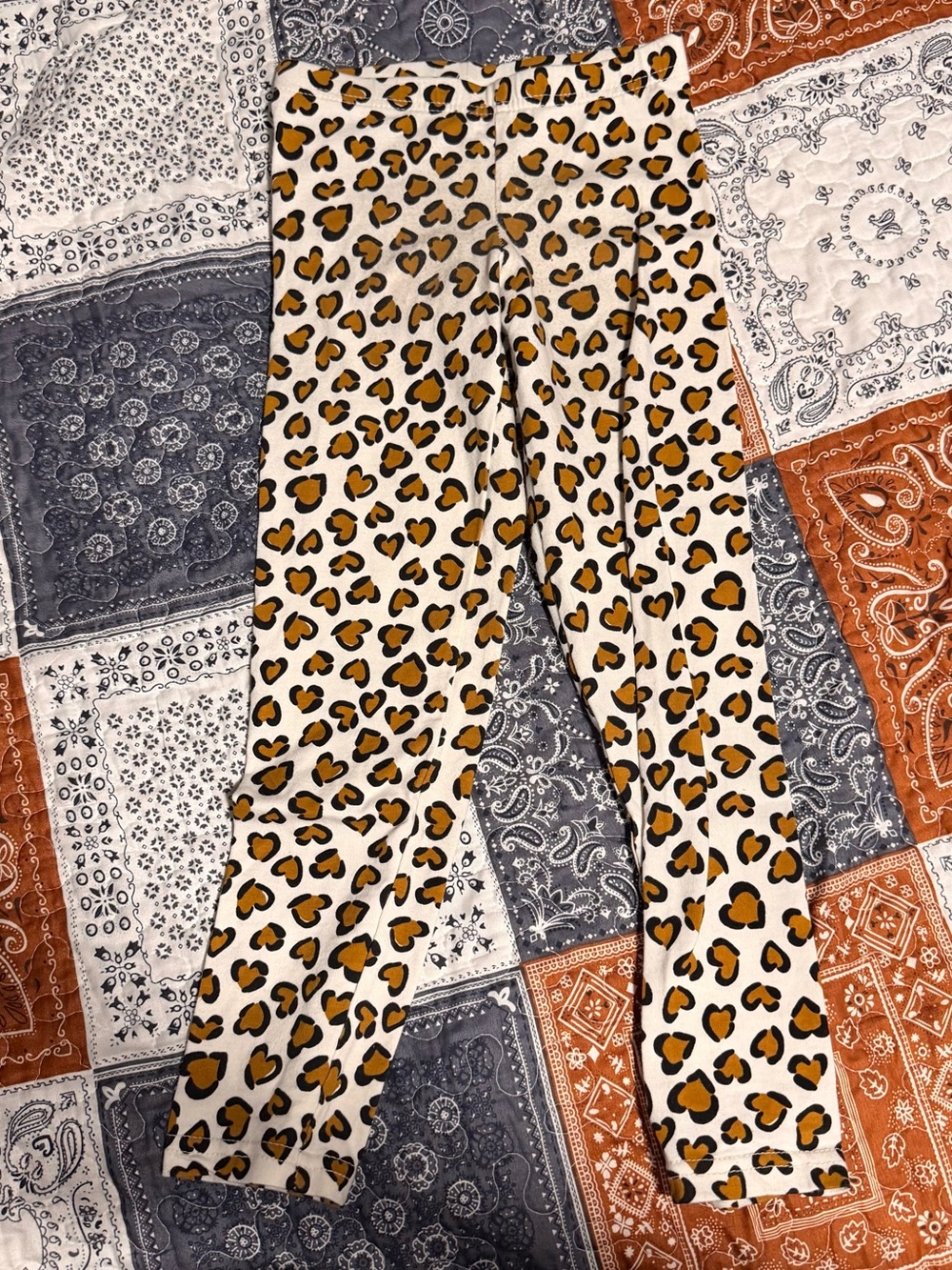 Old Navy Girls Size S 6 7 Small Leopard Print  Leggings
